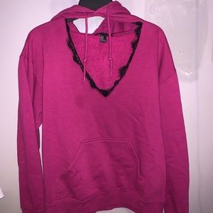 Forever 21 pink sweatshirt size medium